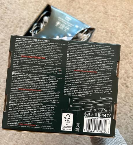 Led svetelná reťaz 2x, 