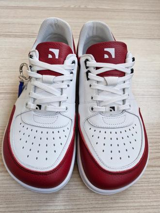 Wave - white & crimson red 42 x310, be lenka,42