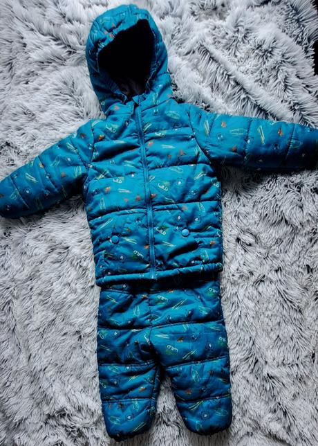 Komplet bunda a oteplovačky, pepco,92