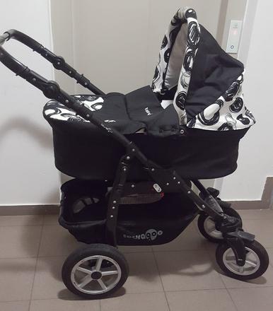 Kočík 3 kombi touragoo flame, touragoo,touragoo flame