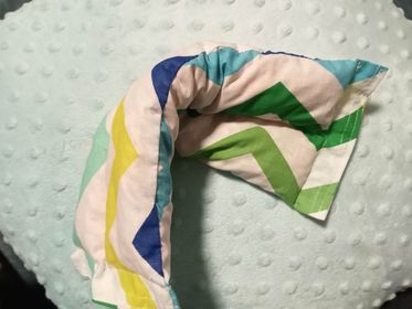 Hrejivý termo vankúšik z kukurice+stipka levandule,