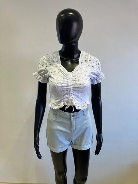 Dievčenské tričko biele terranova (152-158), terranova,152