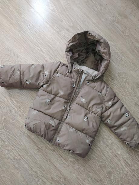 Psíková bunda - top stav, h&m,86