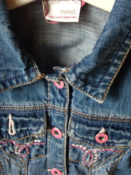 Krásna nextová riflová bundička, next,104