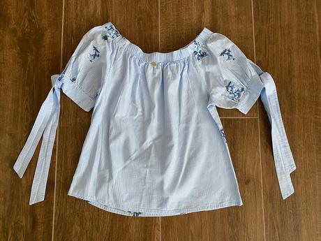 Modra blúzka, fracomina,s