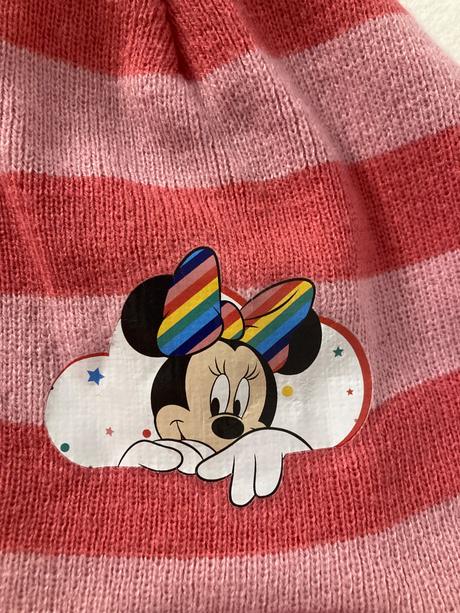 Čiapka minnie mouse podšitá fleecom, 