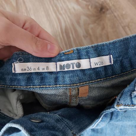 Rifĺové kraťasy, topshop,34