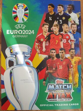 Euro 2024 kartičky topps match attax, 