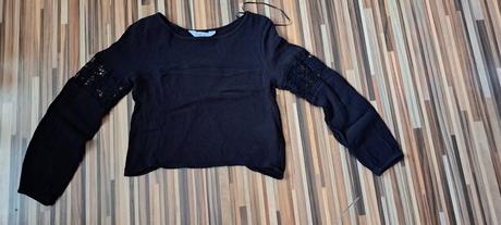 Čierna blúzka, h&m,134