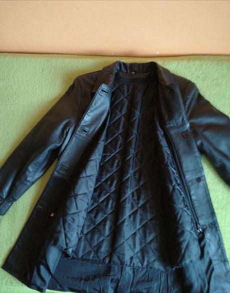 Kožený kabát aj ako darček, m