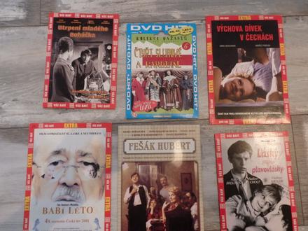 6x dvd české filmy,