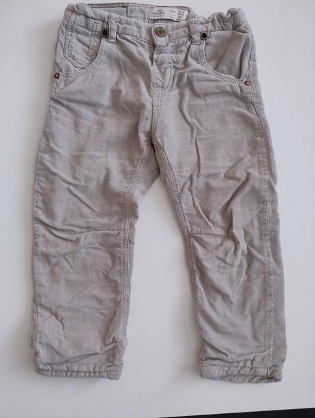 Zara menčestrové nohavice, zara,98