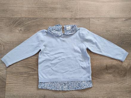 Svetrík s blúzkou, h&m,86