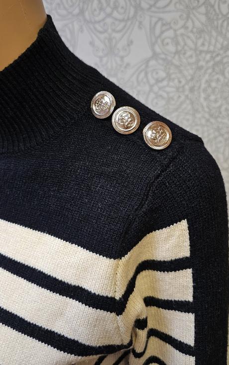 Pásikavý sveter, m