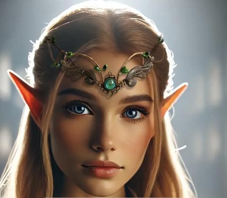 Elf, víla, uši, krídla, nálepky a iné,