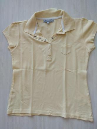 Bledožltá polokošeľa, s