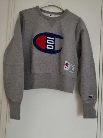 Mikina dámska značková champion siva vel. xs, champion,xs