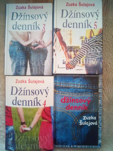 4x džínsový denník,