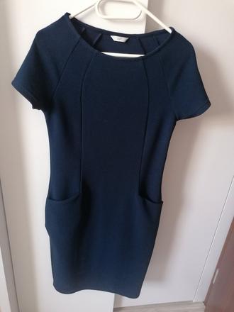 Modré saty s vreckami, pepco,xs