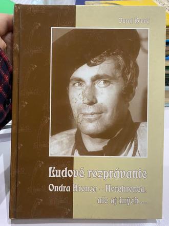 Kniha- ľudové rozprávanie ondra hronca,