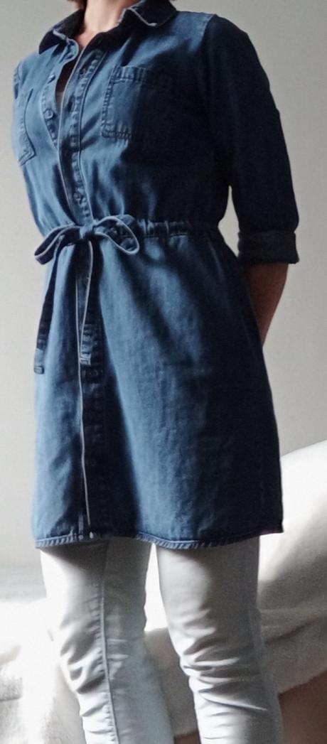 Riflové šaty na zapínanie (už s poštou), xs