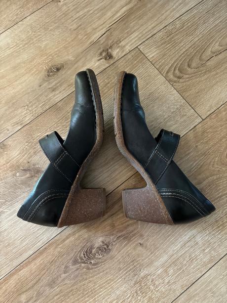 Topánky kožené clarks 38, clarks,38