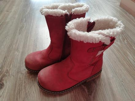 Kožené zimné čižmičky, lasocki,28
