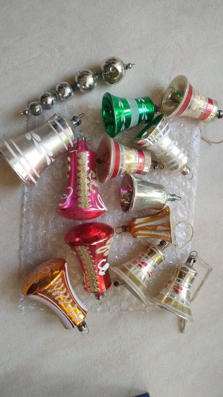 Retro vianočné ozdoby,