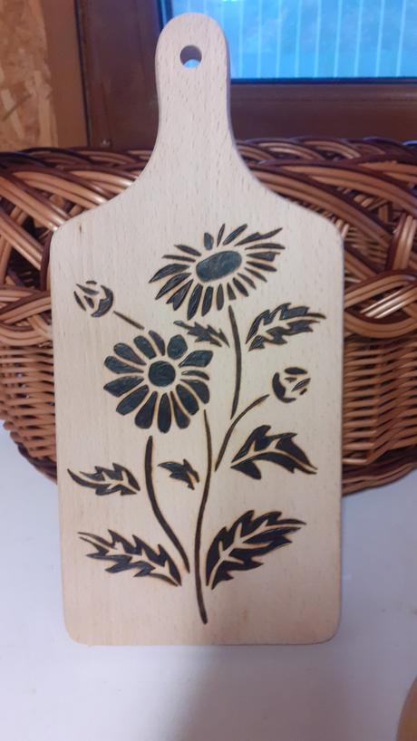 Vypalovana tacka a lopariky, 