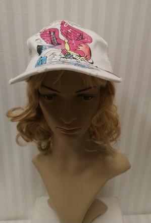 Biela šiltovka s motívom č. 512, los angeles,