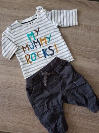 Nohavice a natelnik top stav, 62