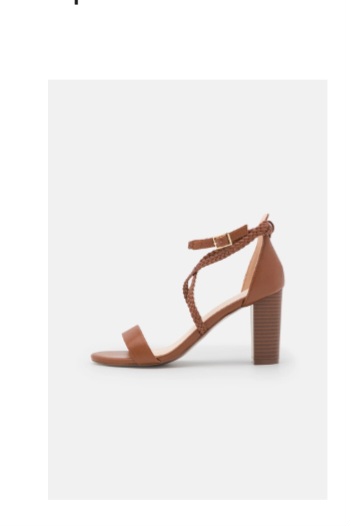 Kožene sandalky na vysokom opätku anna field, 37