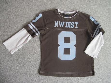 Nátelník - tričko s dlhým rukávom , h&m,104