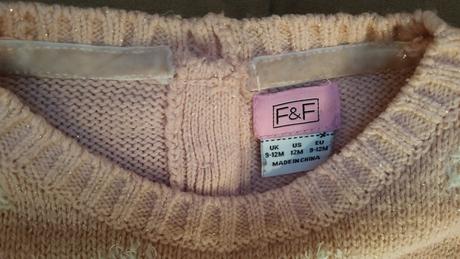 Zimný pulóver, f&f,80