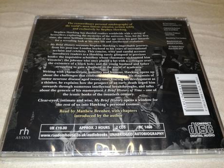 Stephen hawking my brief history audio nsu19, 