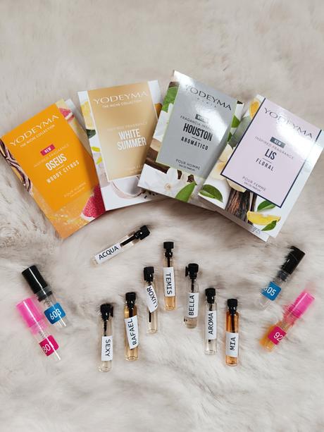 Vzorky vôní na testovanie, 