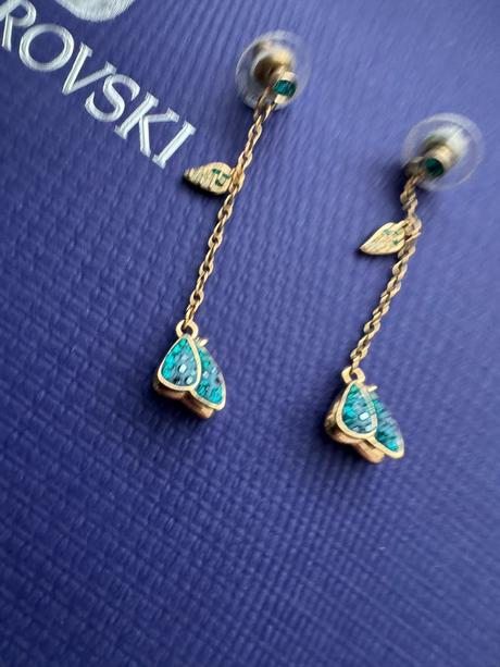 Swarovski - visiace náušnice, swarovski