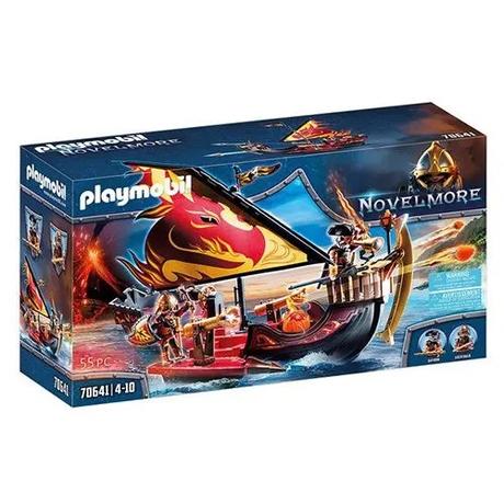 Playmobil novelmore burnhamská ohnivá loď,