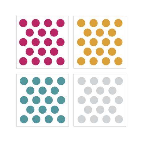 Dekorácia na stenu dekorník konfetti 6,