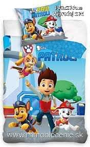 Posteľná bielizeň paw patrol 140x200, šírka (cm): 140,dĺžka (cm): 200
