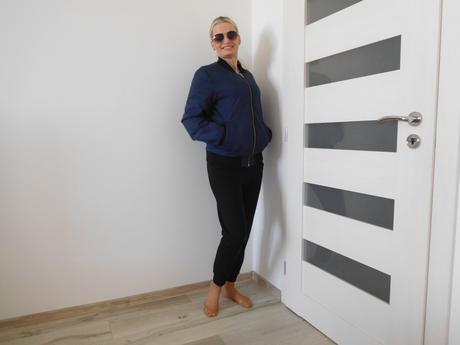 Jack jones s, modrá bunda dámska oversize, s