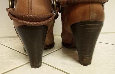 Kvalitné celokozené cizmy, 37