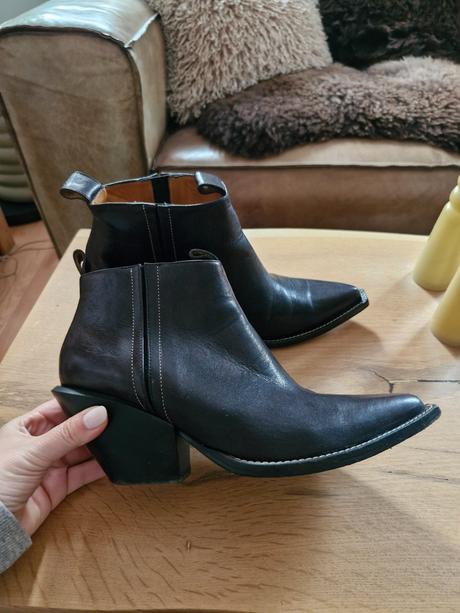 Kožené kozačky, 41