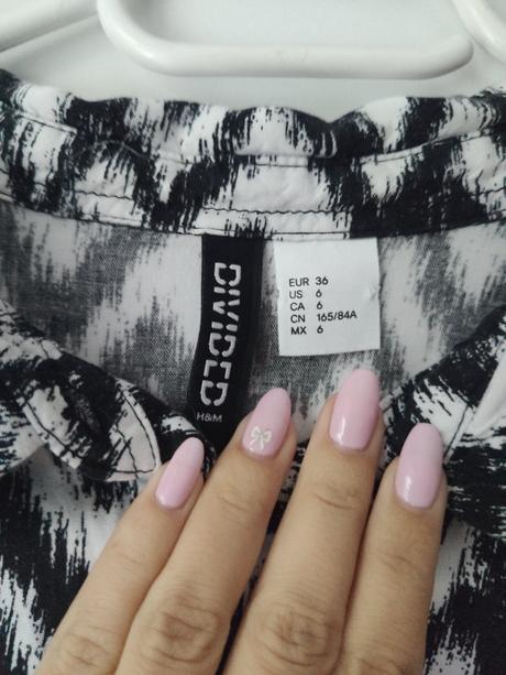 Blúzka košeľa, h&m,s