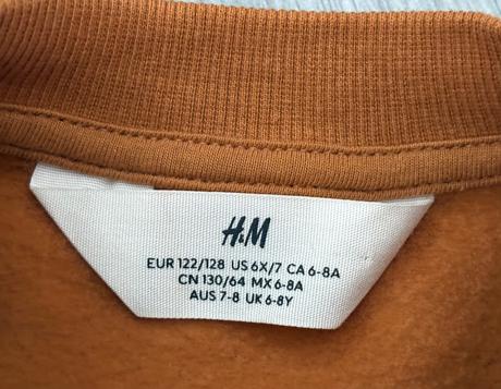 Dinko mikina veľ. 122/128, h&m,128