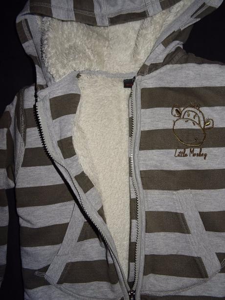 Zateplená mikina s opicou, next,116