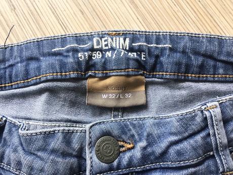 Elasticke slimky/6n, denim,40