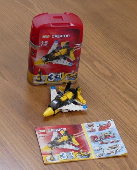 Lego creator 31001 mini tryskáč, 3 v 1, 