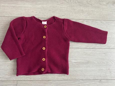 H&m bordovy svetrik od 9 mesiacov, h&m,80