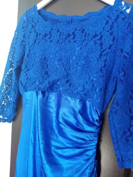 Dámske spoločenské šaty - kráľovská modrá, 40